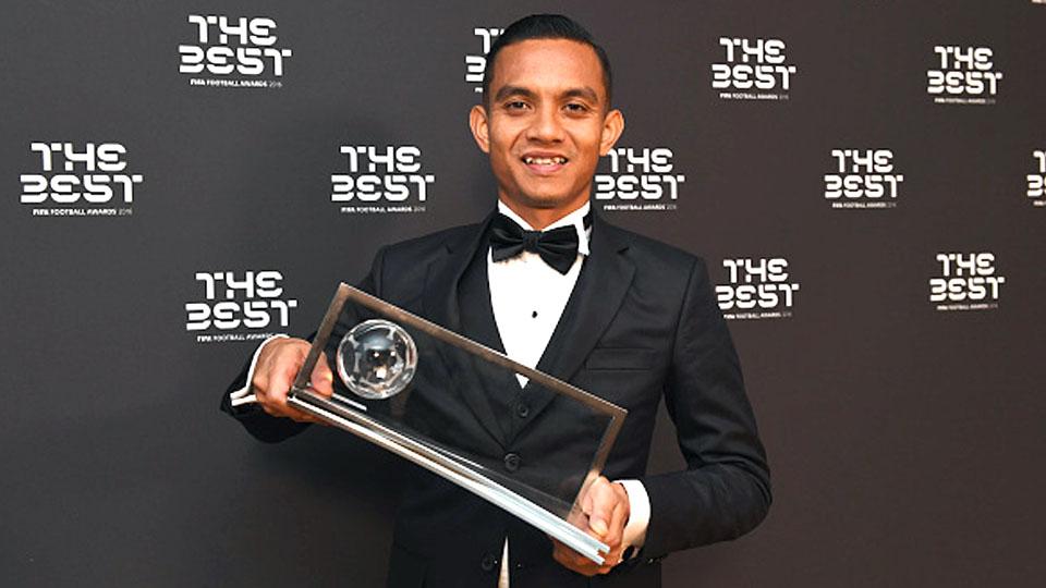 Peraih penghargaan FIFA Puskas Award 2016 asal Malaysia, Mohd Faiz Subri. - INDOSPORT